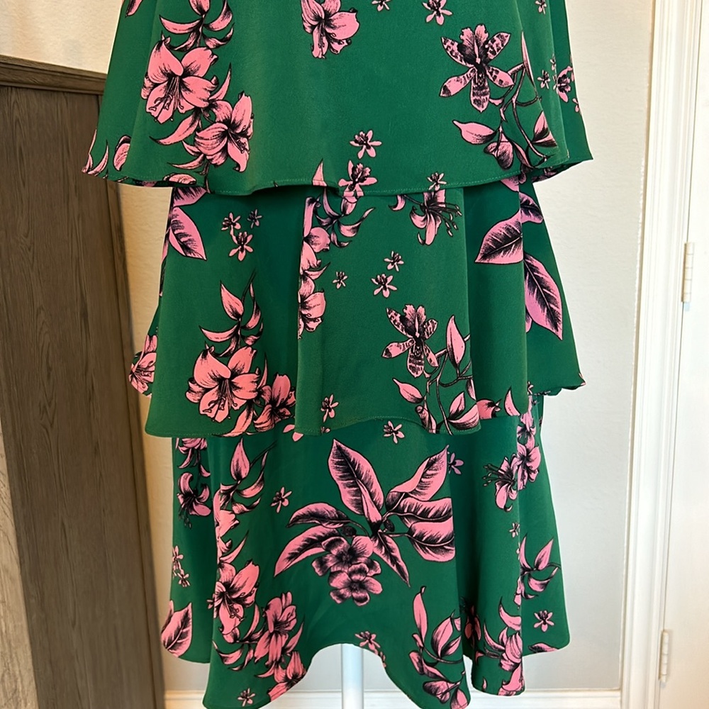 Sam Edelman | Floral Ruffle Mini Dress | Size Med - Picture 6 of 15